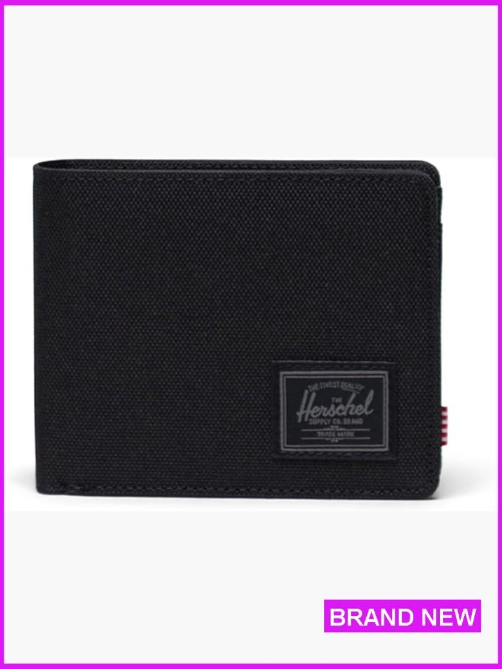 Recycled Polyester RFID Blocking Bi-Fold Wallet Classic Minimal Mens Accessory